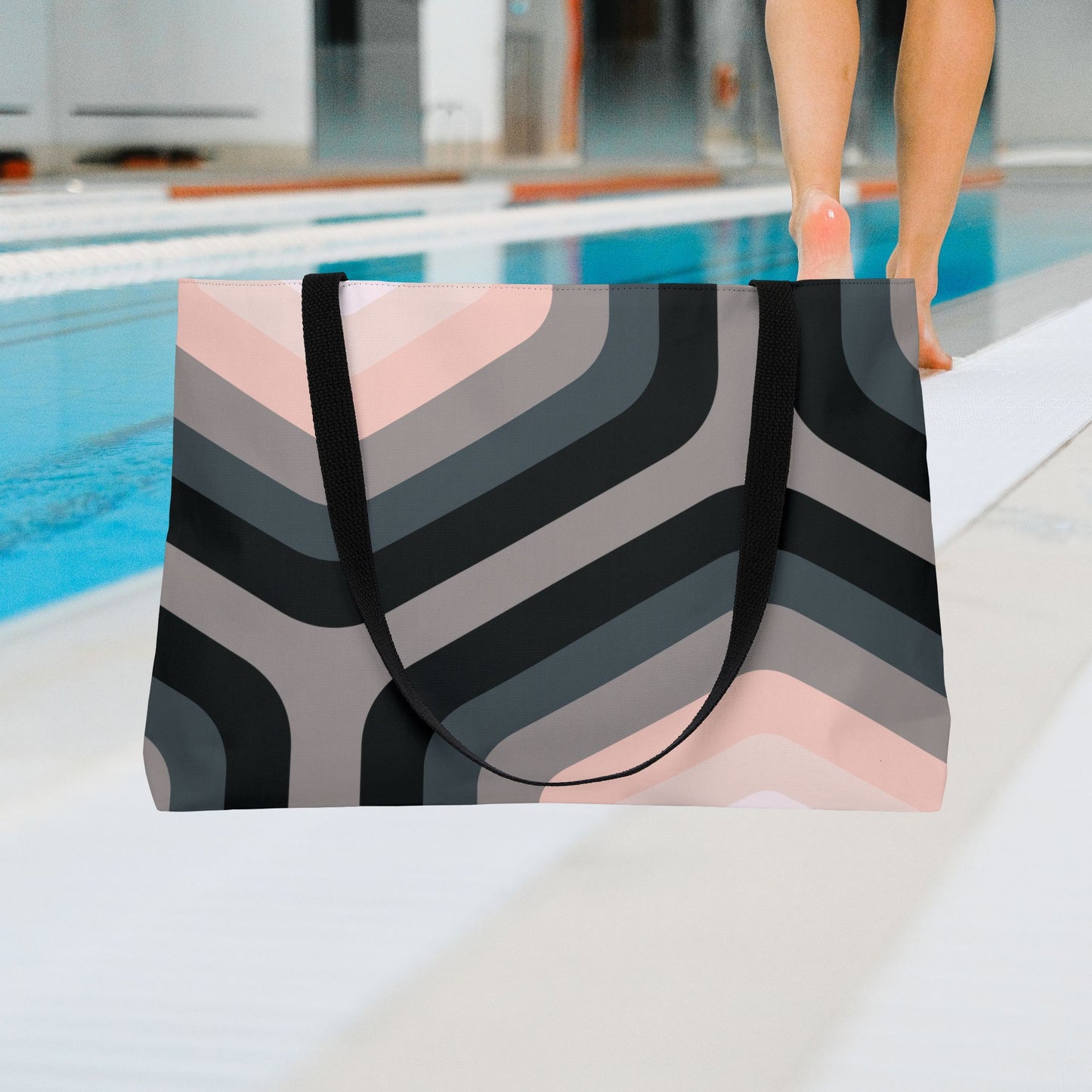 Geo Art XL Tote — XL Tote Bag | Carry-All | Bold Design. Spacious Style. Retro-Boho Vibes.