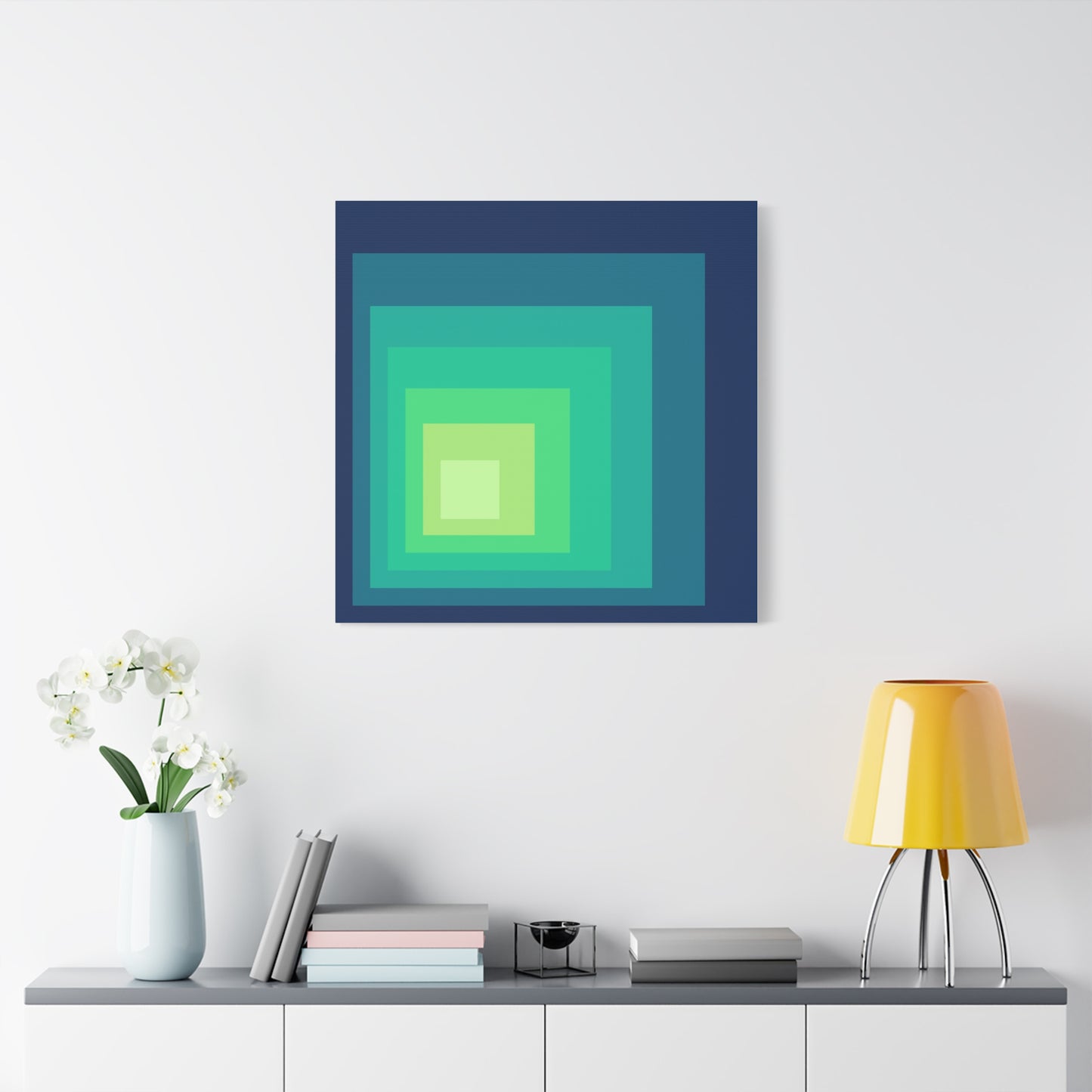 Modern Geometric Canvas Art | Bold Colors, Clean Lines, Creative Energy