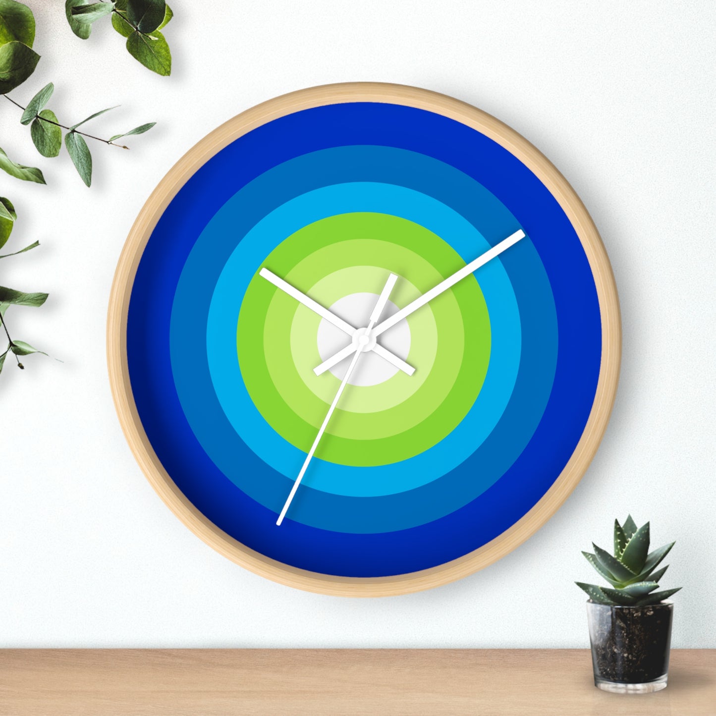 Geometric Art Wall Clock | Bold, Modern, and Right on Time