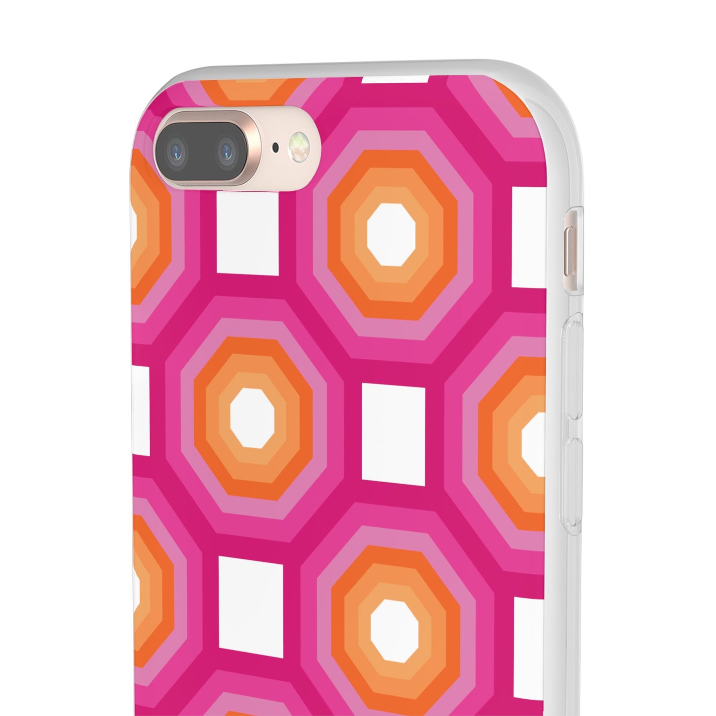 Stylish Geometric Phone Case, Flexible Phone Cover, Unique Modern Design, Perfect Gift, Trendy Accessory, Eco-Friendly Case