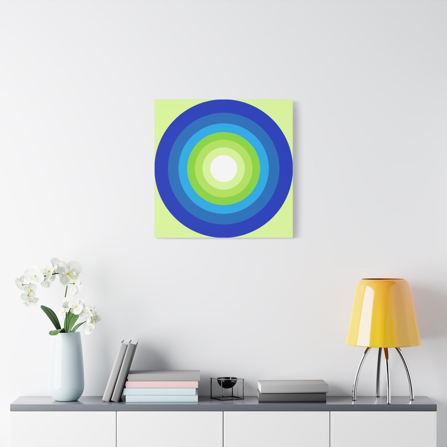 Modern Geometric Canvas Art | Bold Colors, Clean Lines, Creative Energy