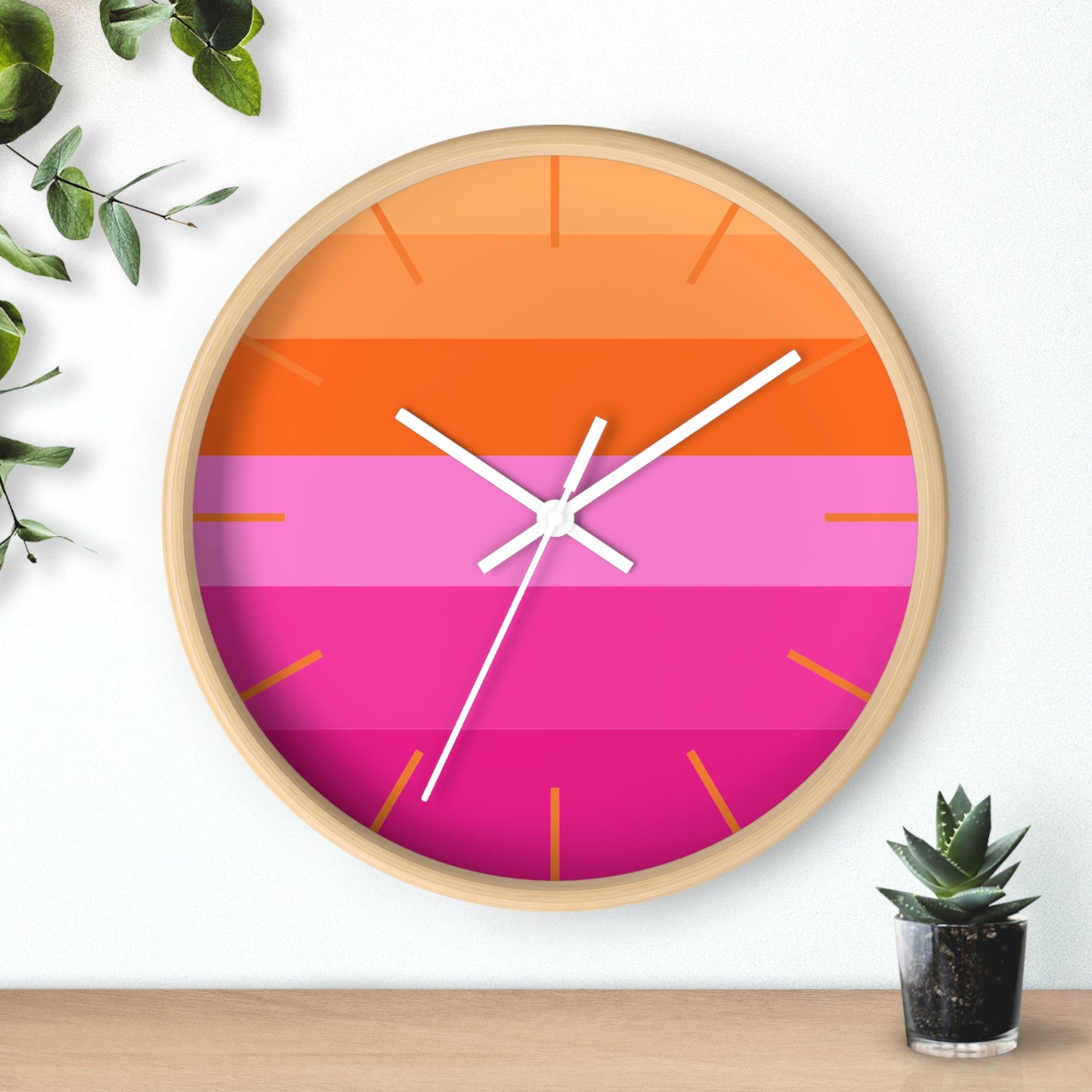 Geometric Art Wall Clock | Bold, Modern, and Right on Time