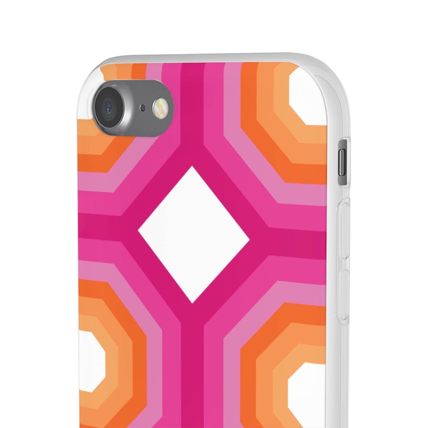 Stylish Geometric Phone Case, Flexible Phone Cover, Unique Modern Design, Perfect Gift, Trendy Accessory, Eco-Friendly Case