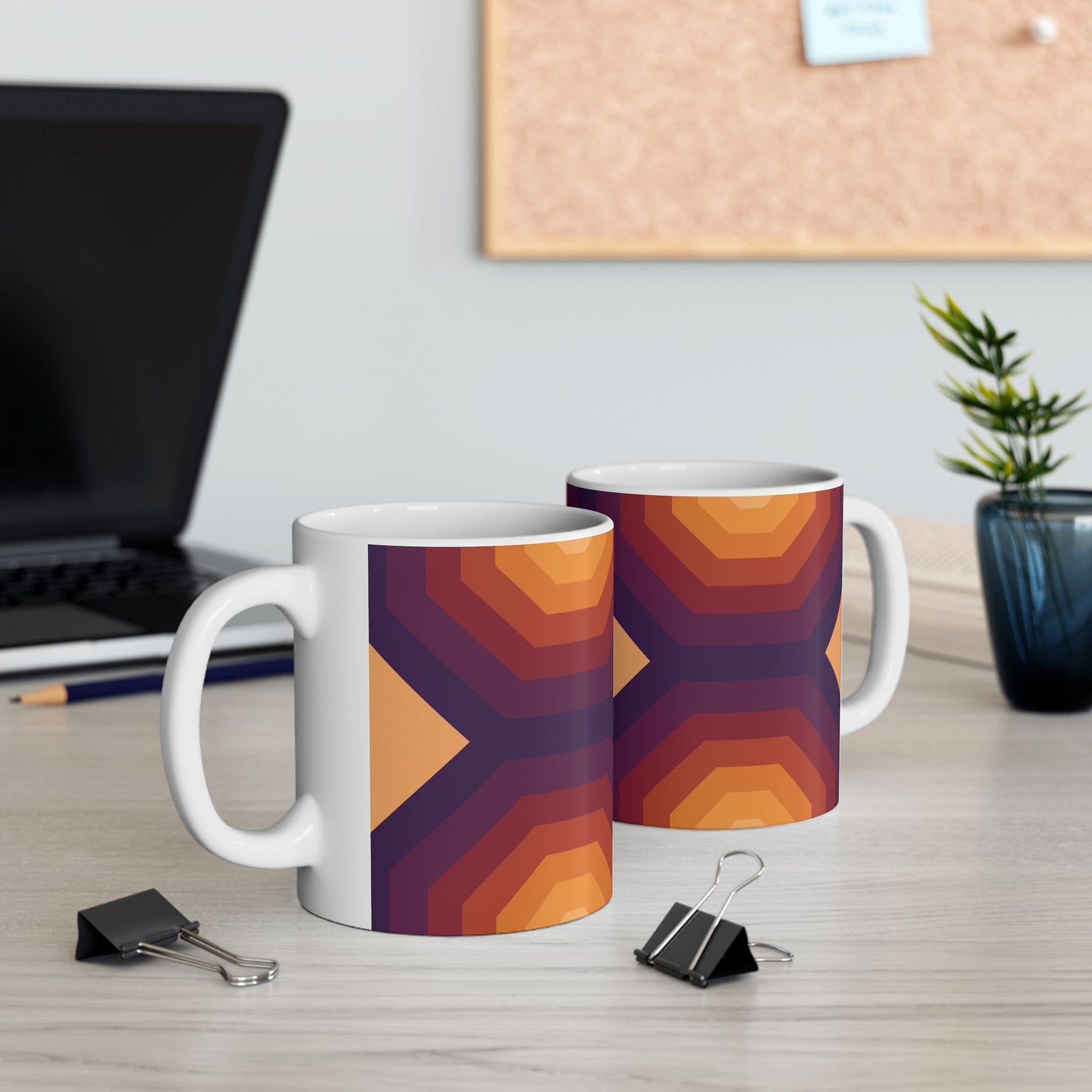 Geo Art Mug – Bold Color, Daily Joy