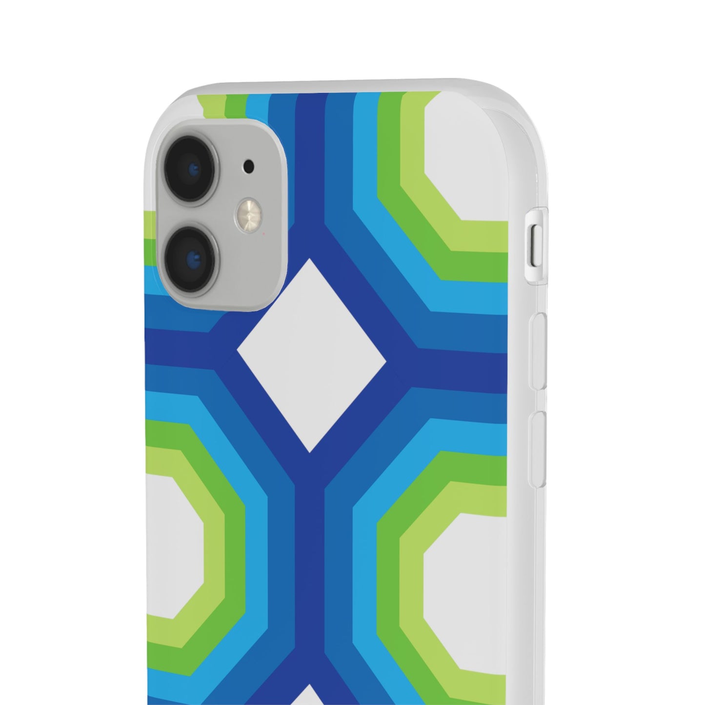 Stylish Geometric Phone Case, Flexible Phone Cover, Unique Modern Design, Perfect Gift, Trendy Accessory, Eco-Friendly Case