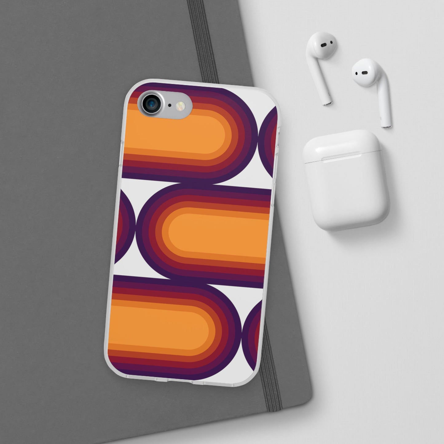 Stylish Geometric Phone Case, Flexible Phone Cover, Unique Modern Design, Perfect Gift, Trendy Accessory, Eco-Friendly Case