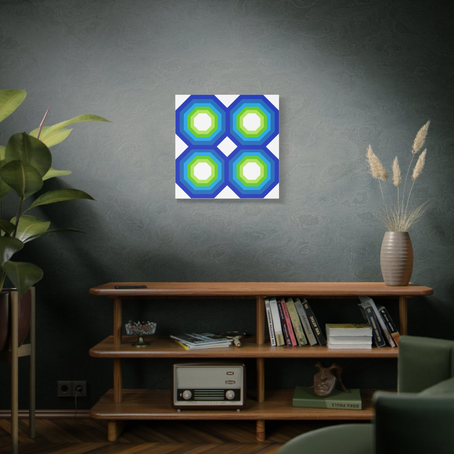 Modern Geometric Canvas Art | Bold Colors, Clean Lines, Creative Energy