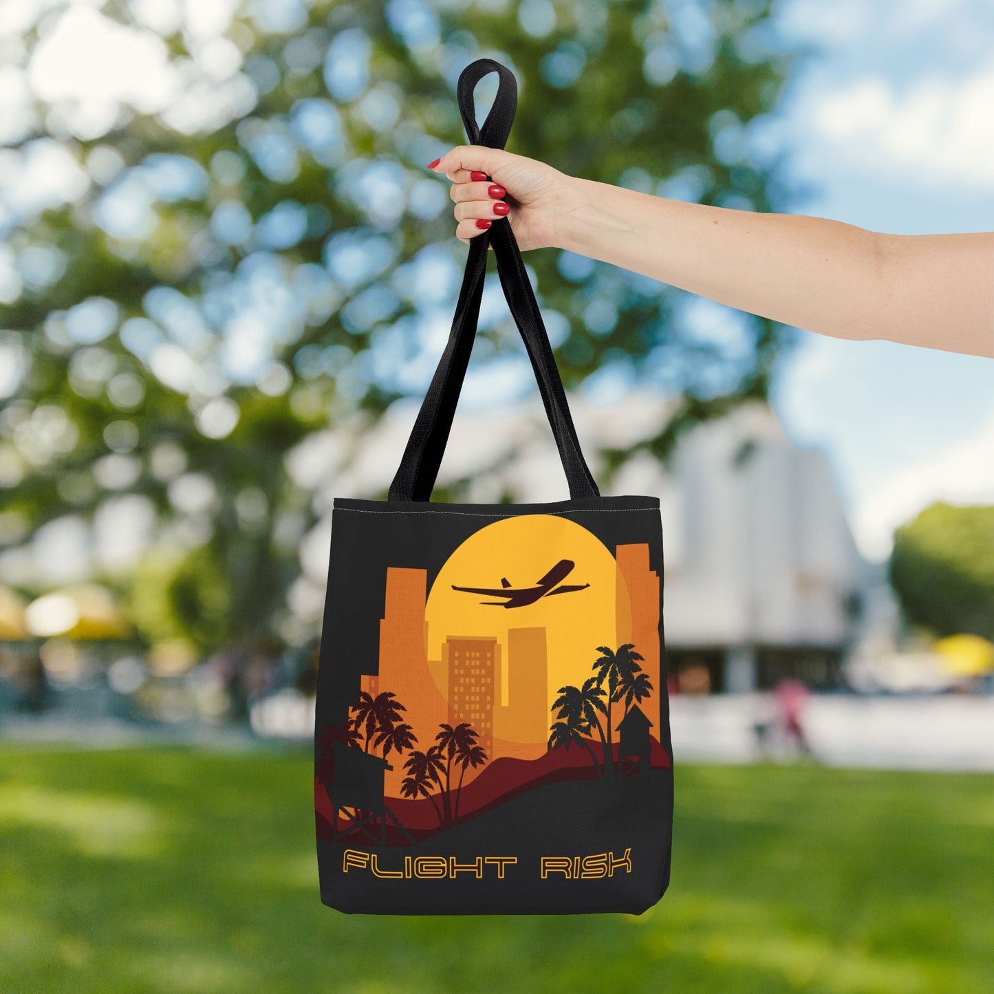 Flight Risk Tote Bag – 3 sizes | A little mysterious & Wanderlust-fueled