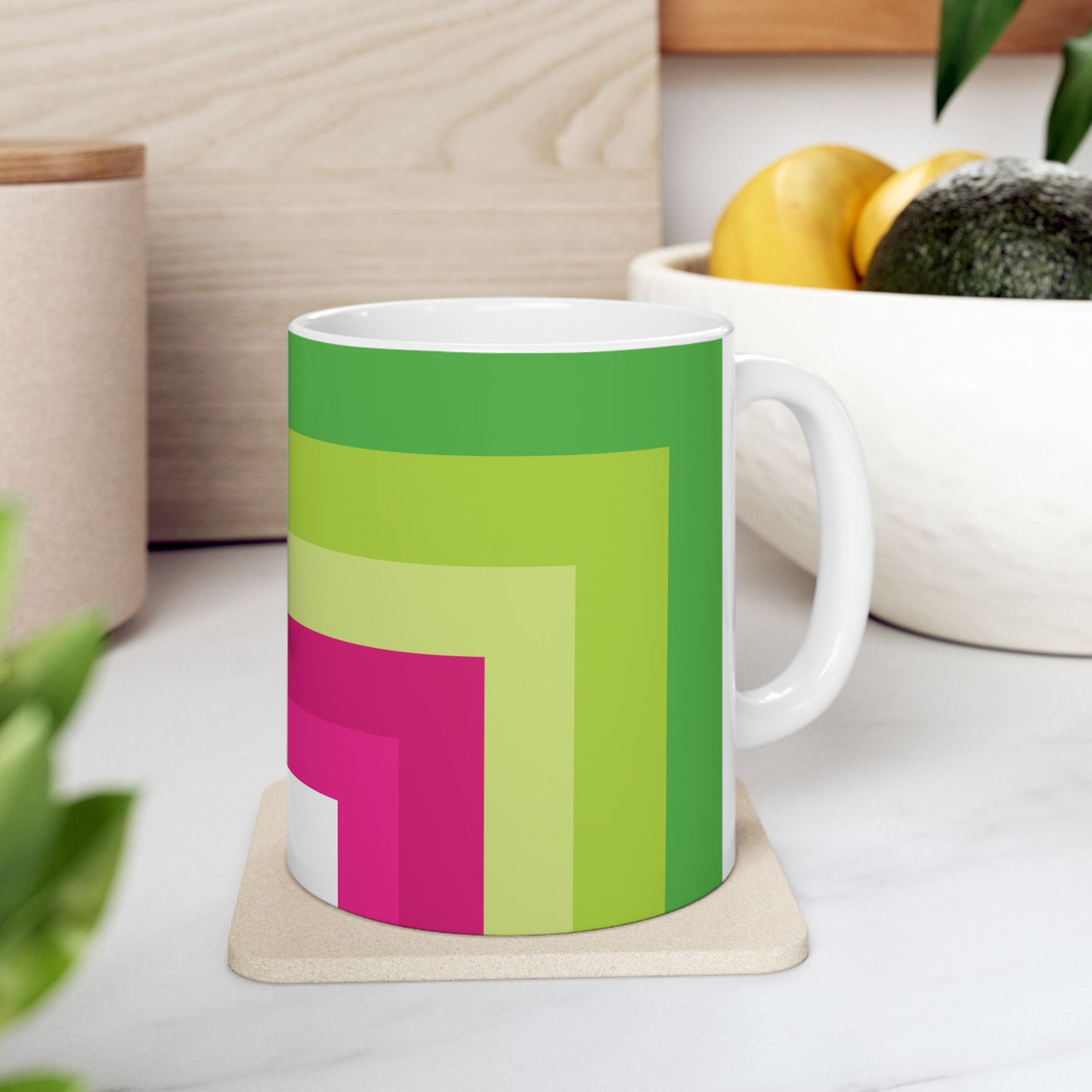 Geo Art Mug – Bold Color, Daily Joy