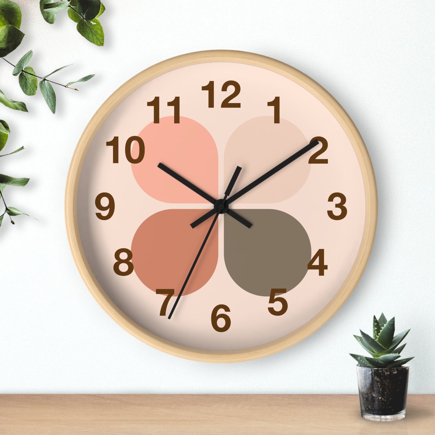 Geometric Art Wall Clock | Bold, Modern, and Right on Time