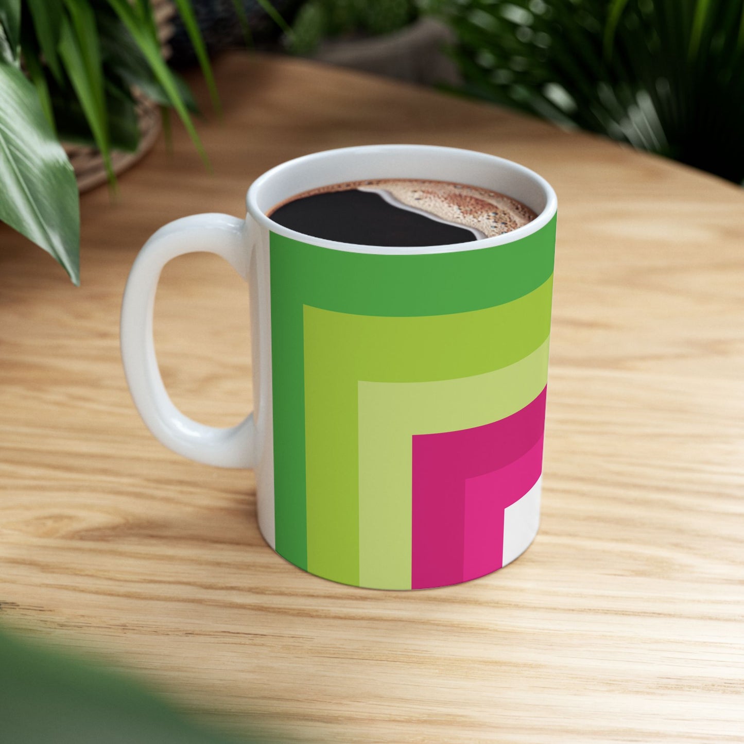 Geo Art Mug – Bold Color, Daily Joy