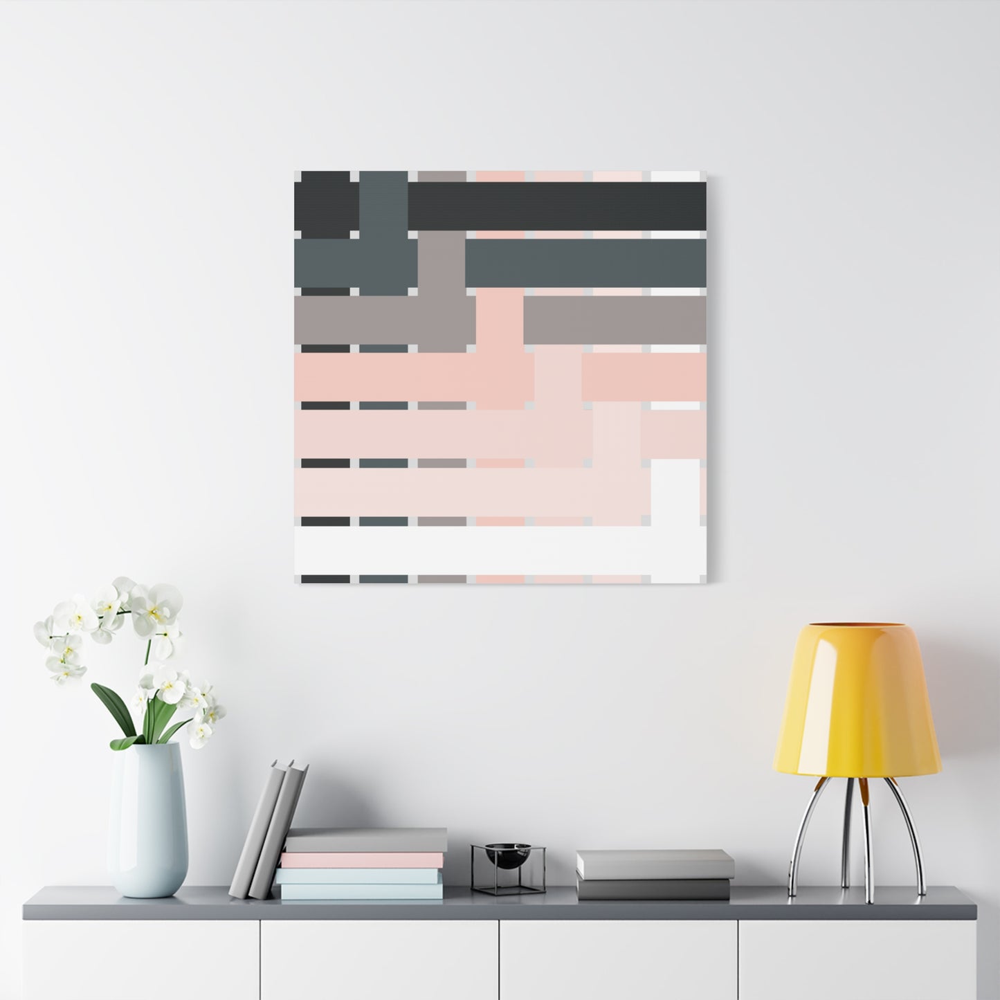 Modern Geometric Canvas Art | Bold Colors, Clean Lines, Creative Energy