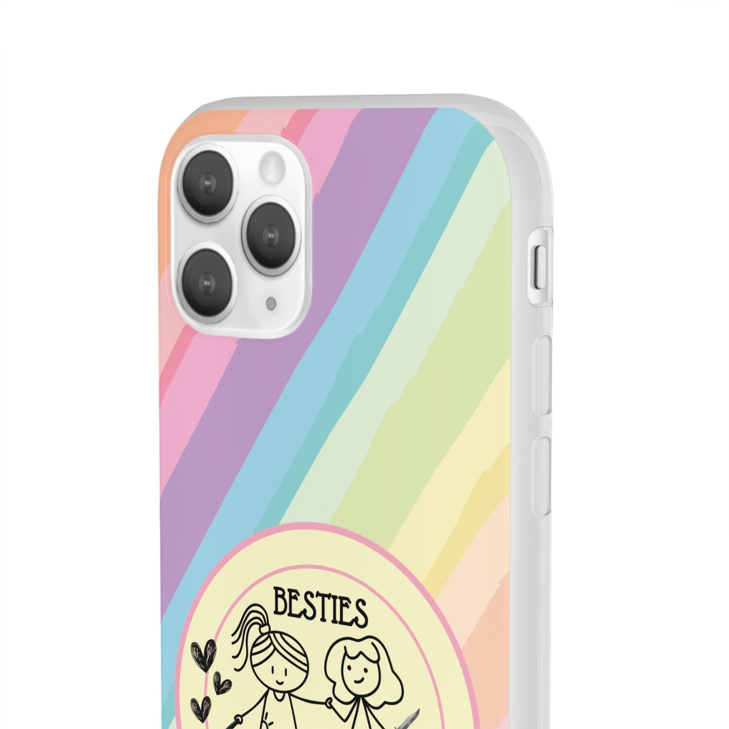 Phone Cases - Pastels Besties Ride or Die | "I'd Cut a Bitch for You"