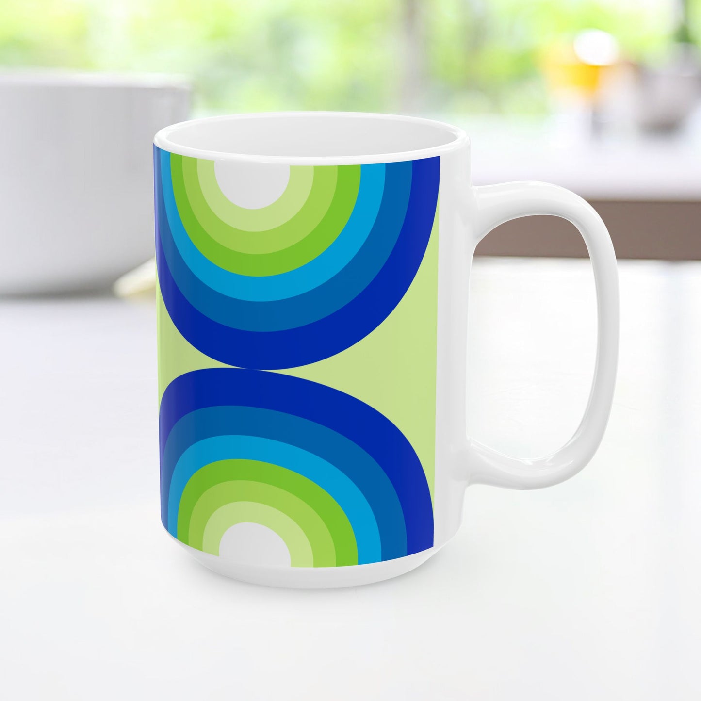 Geo Art Mug – Bold Color, Daily Joy