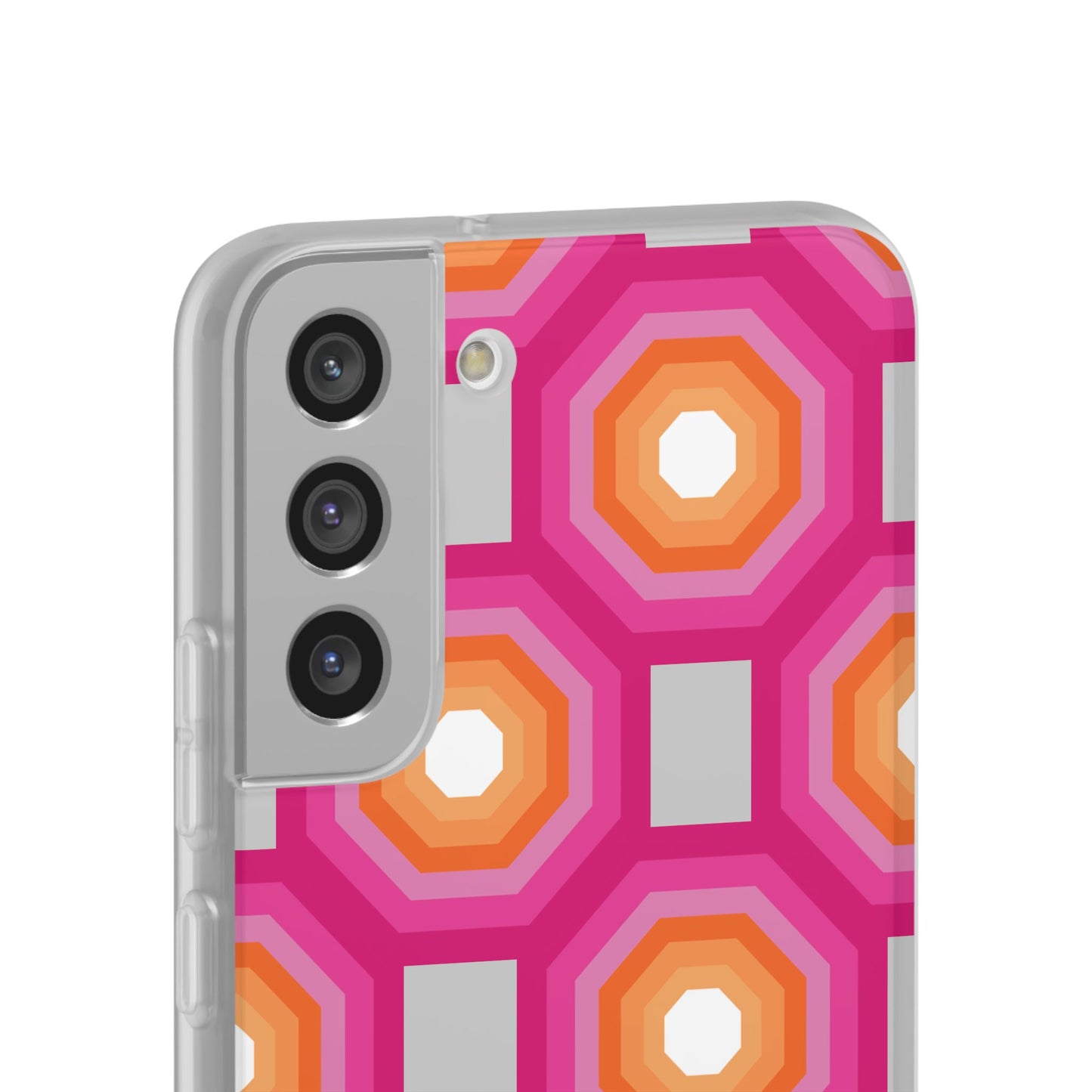 Stylish Geometric Phone Case, Flexible Phone Cover, Unique Modern Design, Perfect Gift, Trendy Accessory, Eco-Friendly Case