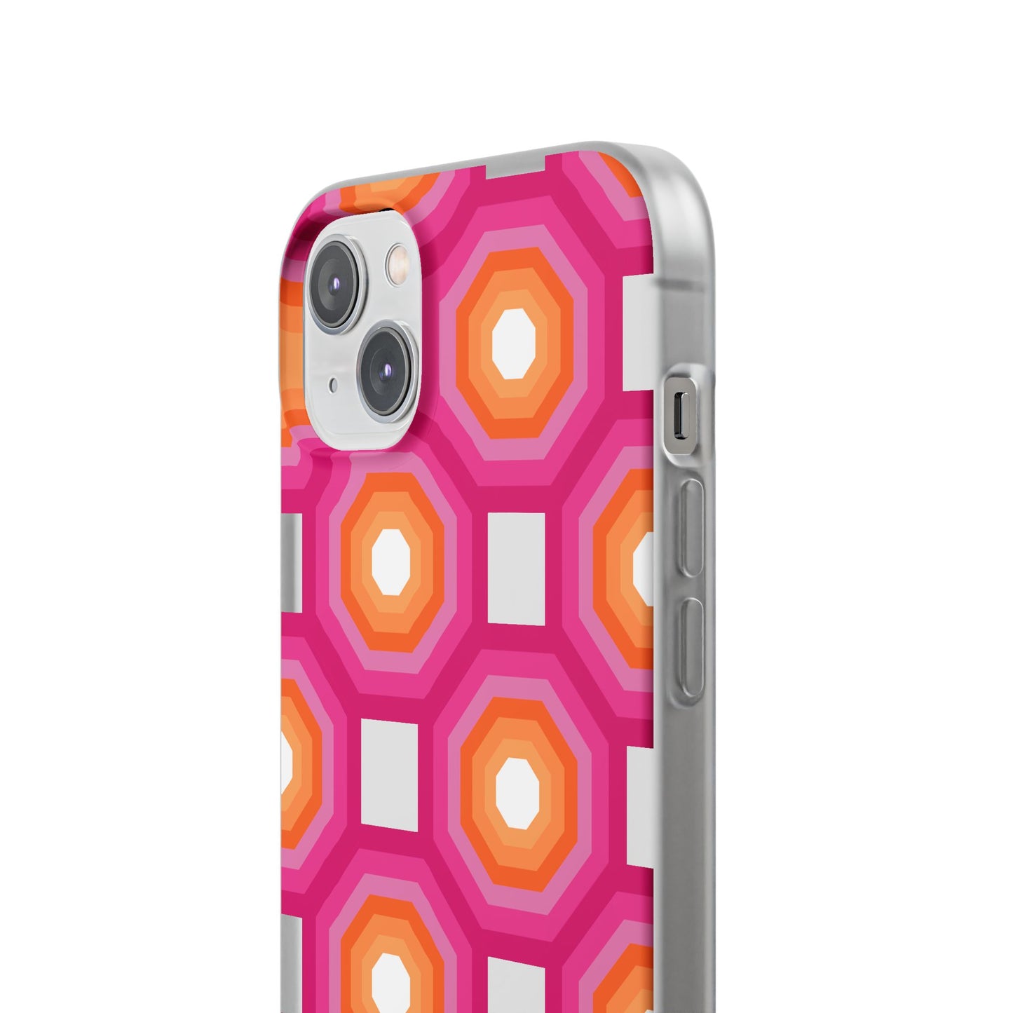 Stylish Geometric Phone Case, Flexible Phone Cover, Unique Modern Design, Perfect Gift, Trendy Accessory, Eco-Friendly Case