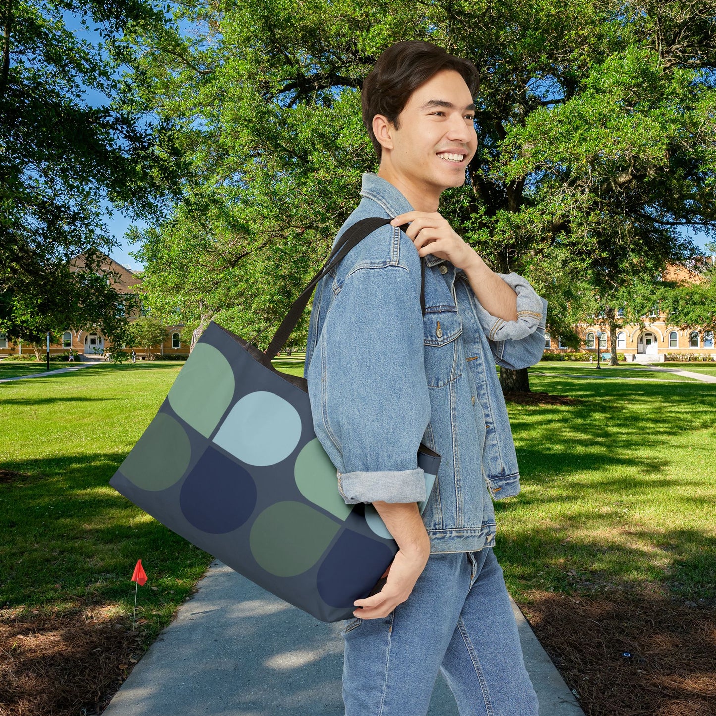 Geo 3 XL Tote Bag | Bold Design. Functional Size. Everyday Utility.