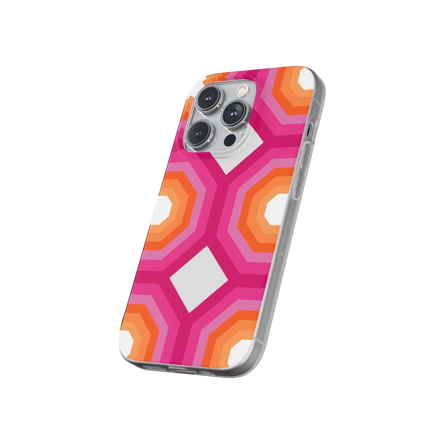 Stylish Geometric Phone Case, Flexible Phone Cover, Unique Modern Design, Perfect Gift, Trendy Accessory, Eco-Friendly Case