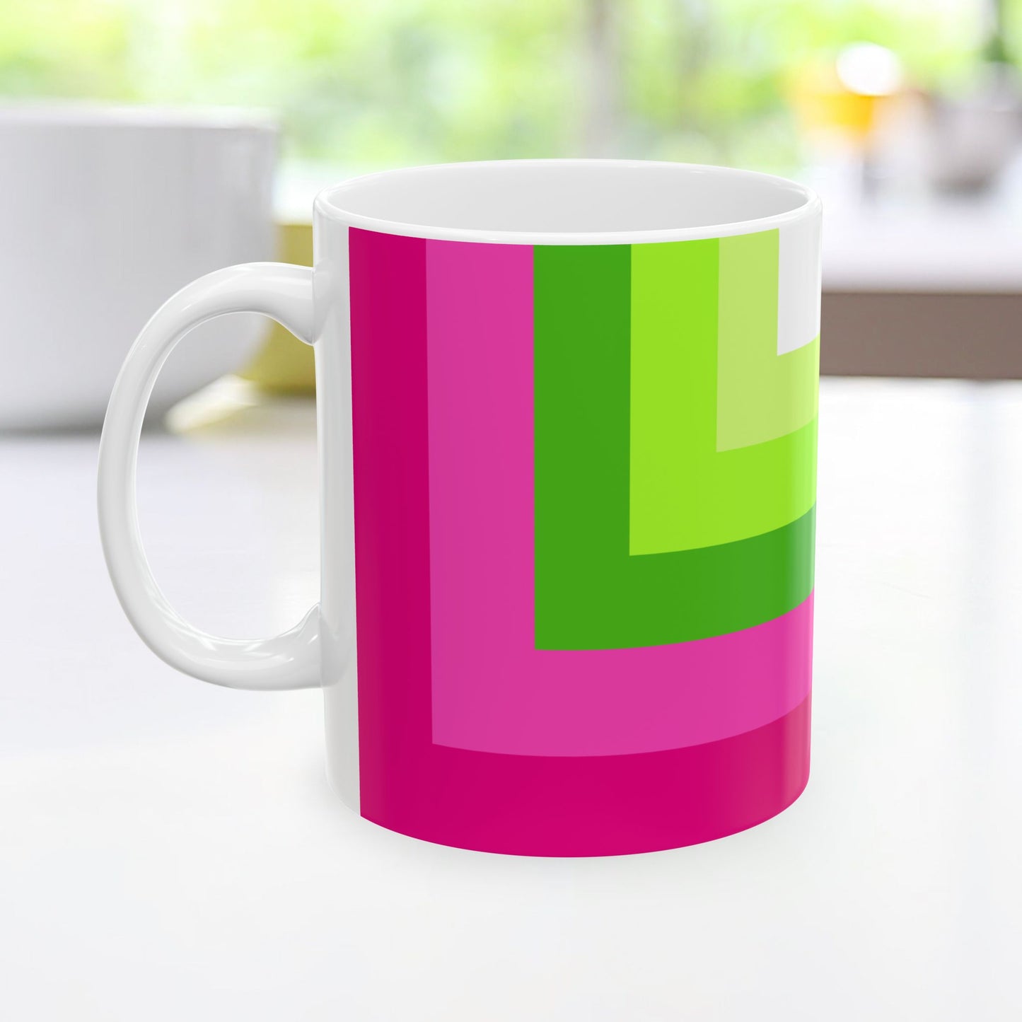 Geo Art Mug – Bold Color, Daily Joy