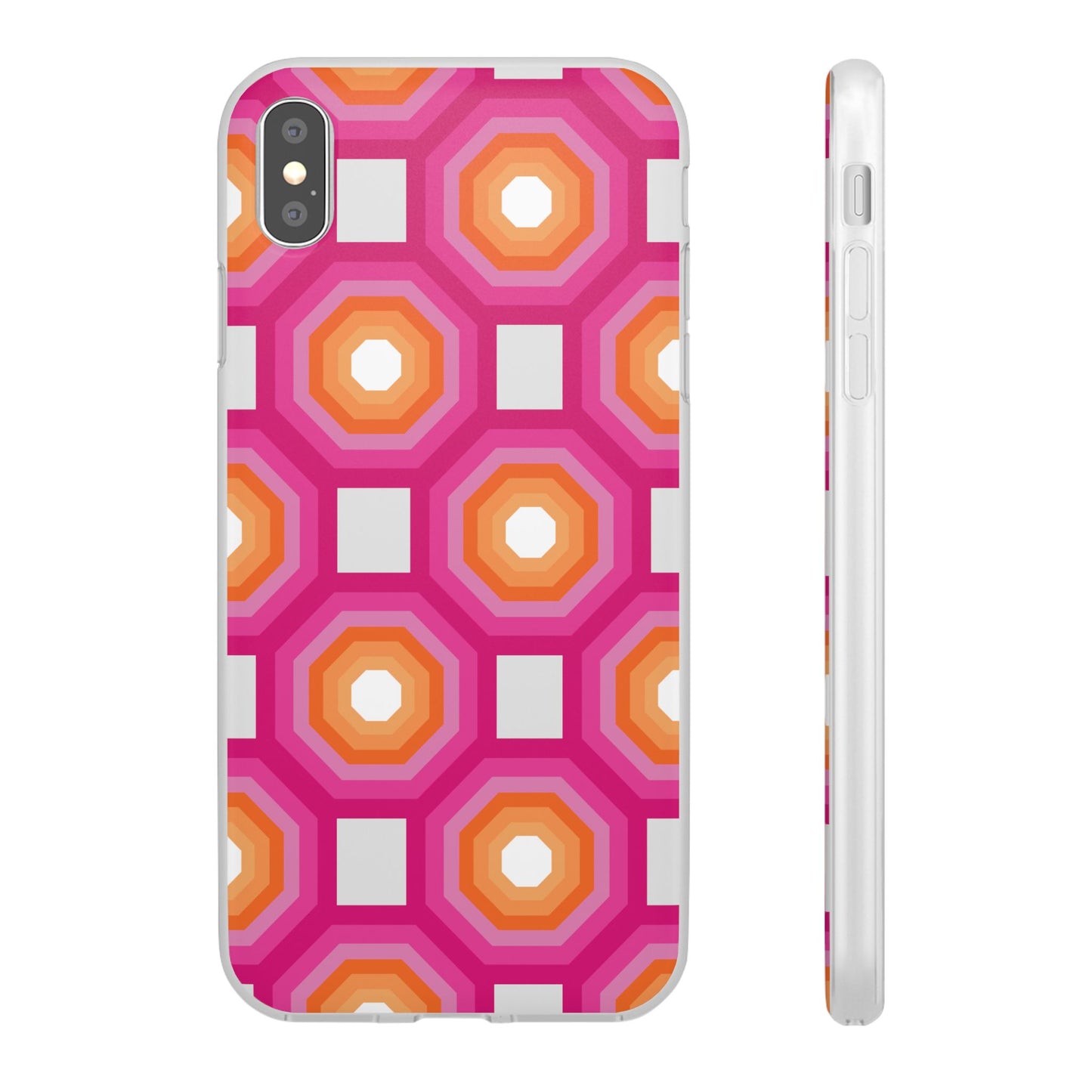 Stylish Geometric Phone Case, Flexible Phone Cover, Unique Modern Design, Perfect Gift, Trendy Accessory, Eco-Friendly Case