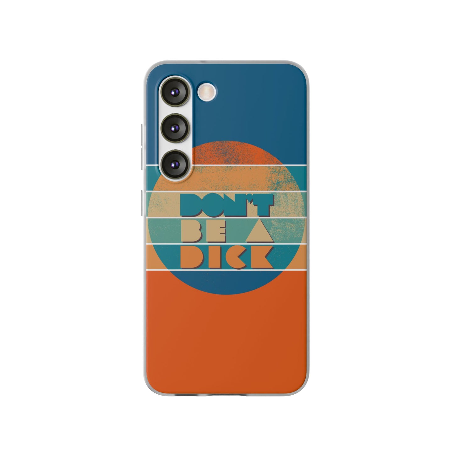 Phone Case - 'Don't Be a Dick' Retro 70s style