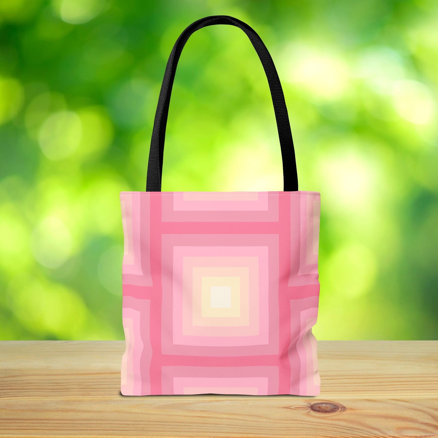Geo Art Tote Bag – 3 sizes | Bold lines. Vivid color. Retro with a modern twist.