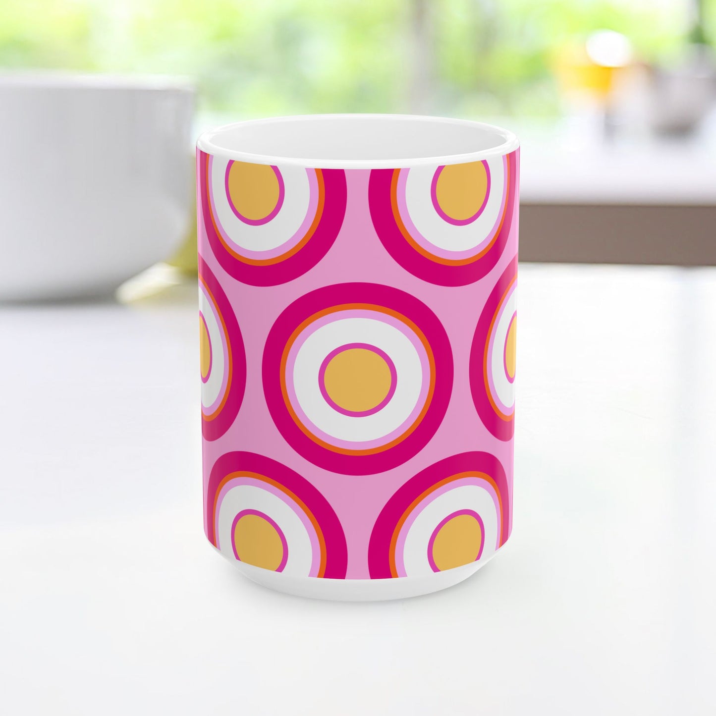 Geo Art Mug – Bold Color, Daily Joy