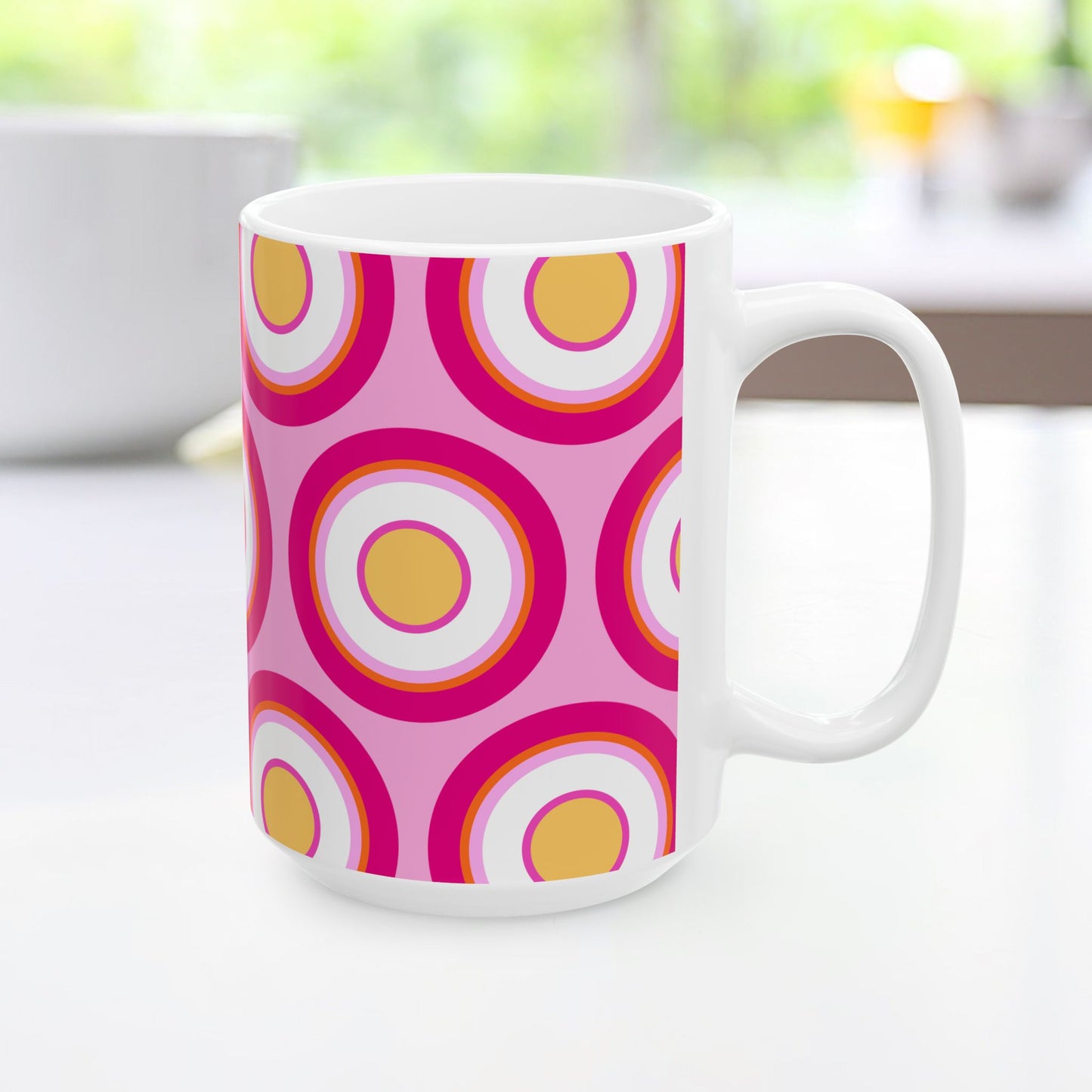 Geo Art Mug – Bold Color, Daily Joy