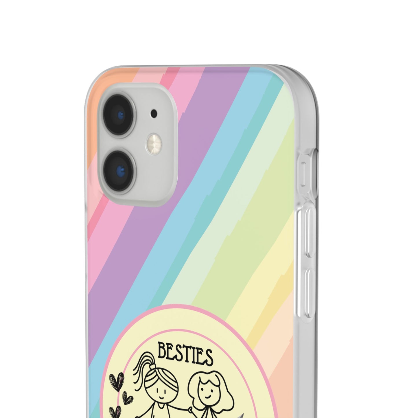 Phone Cases - Pastels Besties Ride or Die | "I'd Cut a Bitch for You"