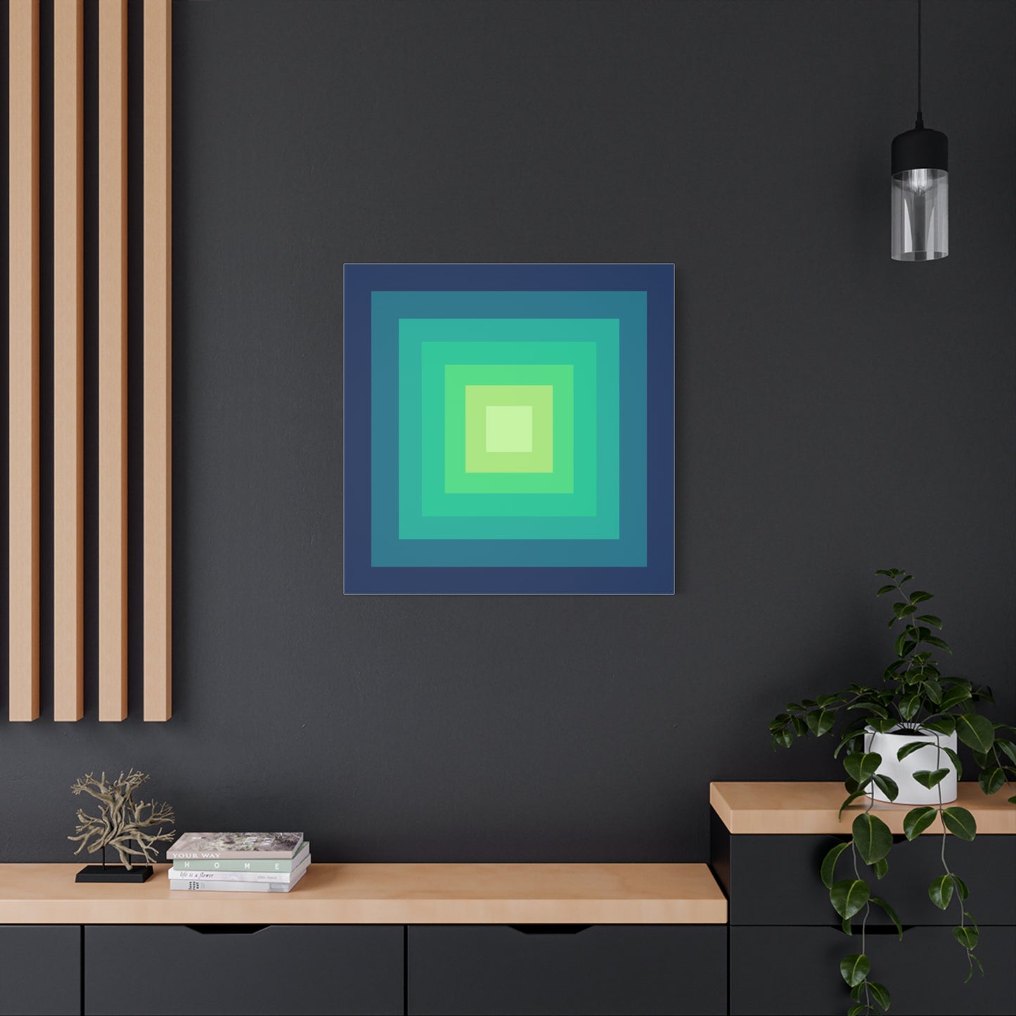 Modern Geometric Canvas Art | Bold Colors, Clean Lines, Creative Energy