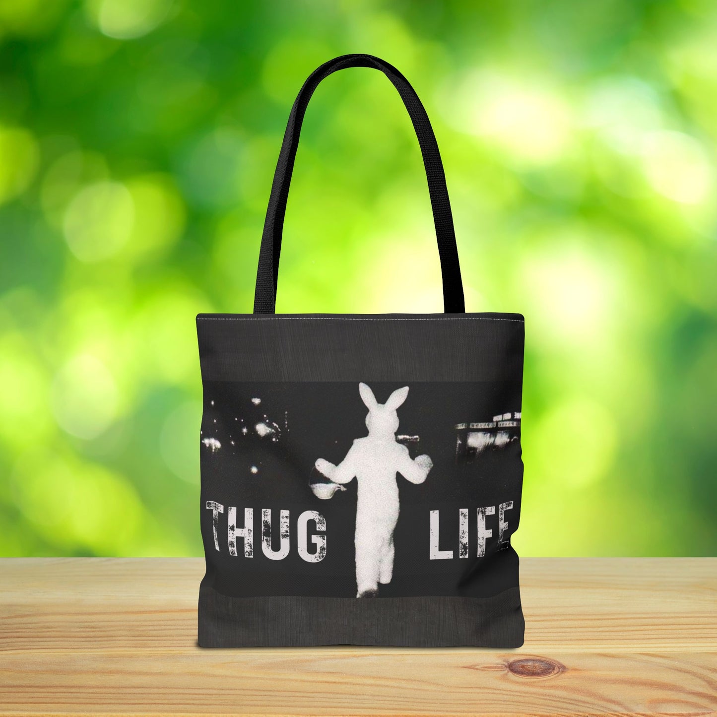 Thug Life Bunny Tote Bag – 3 Sizes | Bold, Fun & Functional