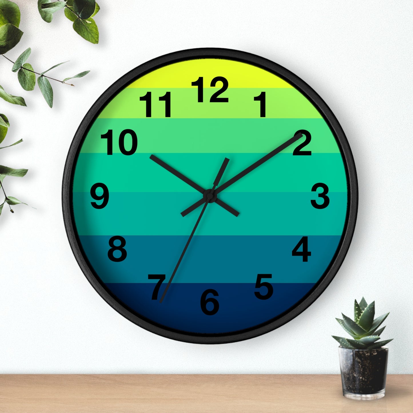 Geometric Art Wall Clock | Bold, Modern, and Right on Time