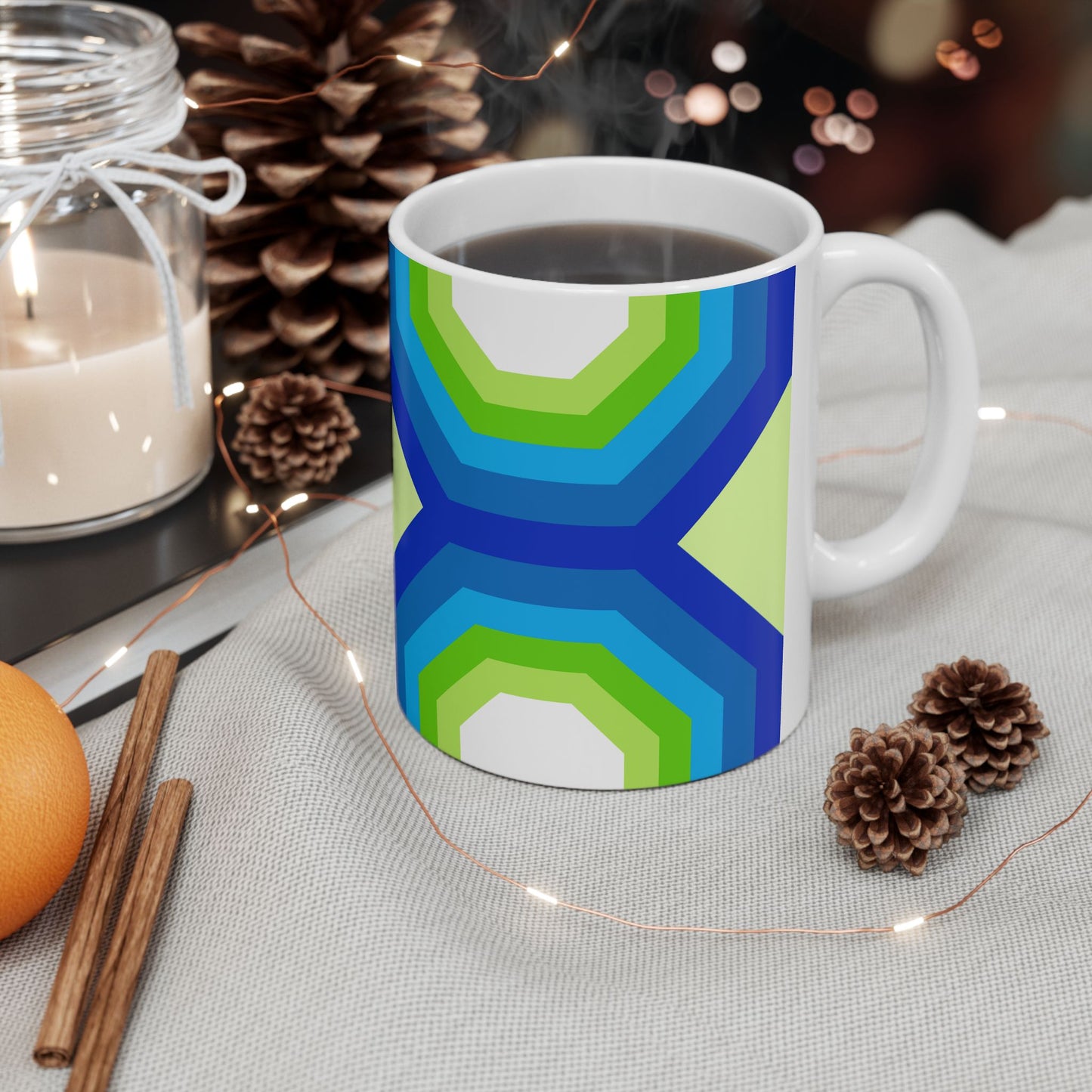 Geo Art Mug – Bold Color, Daily Joy
