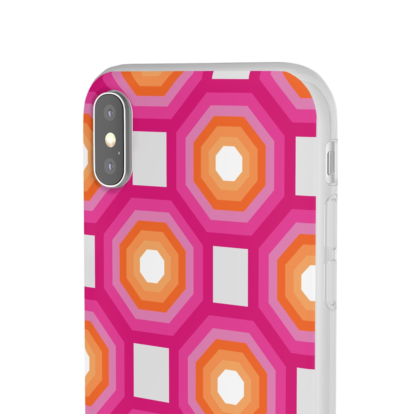 Stylish Geometric Phone Case, Flexible Phone Cover, Unique Modern Design, Perfect Gift, Trendy Accessory, Eco-Friendly Case