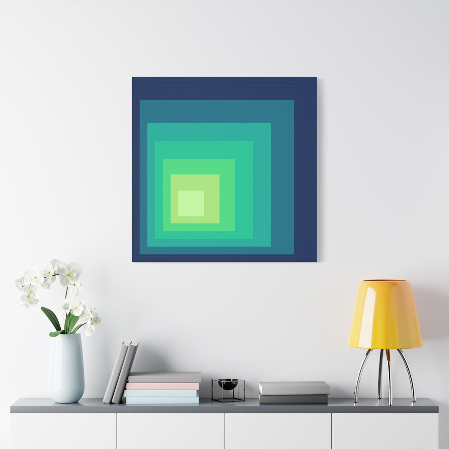 Modern Geometric Canvas Art | Bold Colors, Clean Lines, Creative Energy