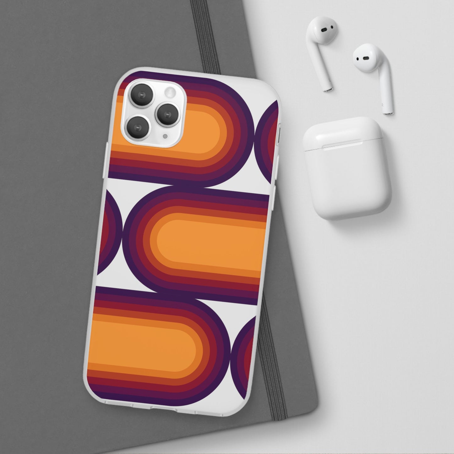 Stylish Geometric Phone Case, Flexible Phone Cover, Unique Modern Design, Perfect Gift, Trendy Accessory, Eco-Friendly Case