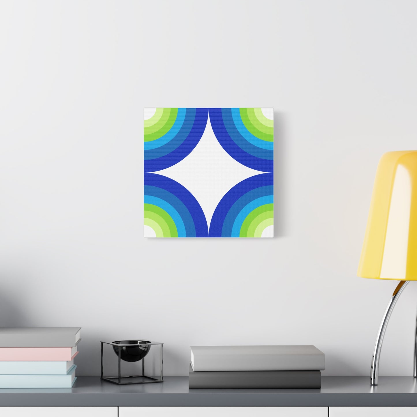 Modern Geometric Canvas Art | Bold Colors, Clean Lines, Creative Energy