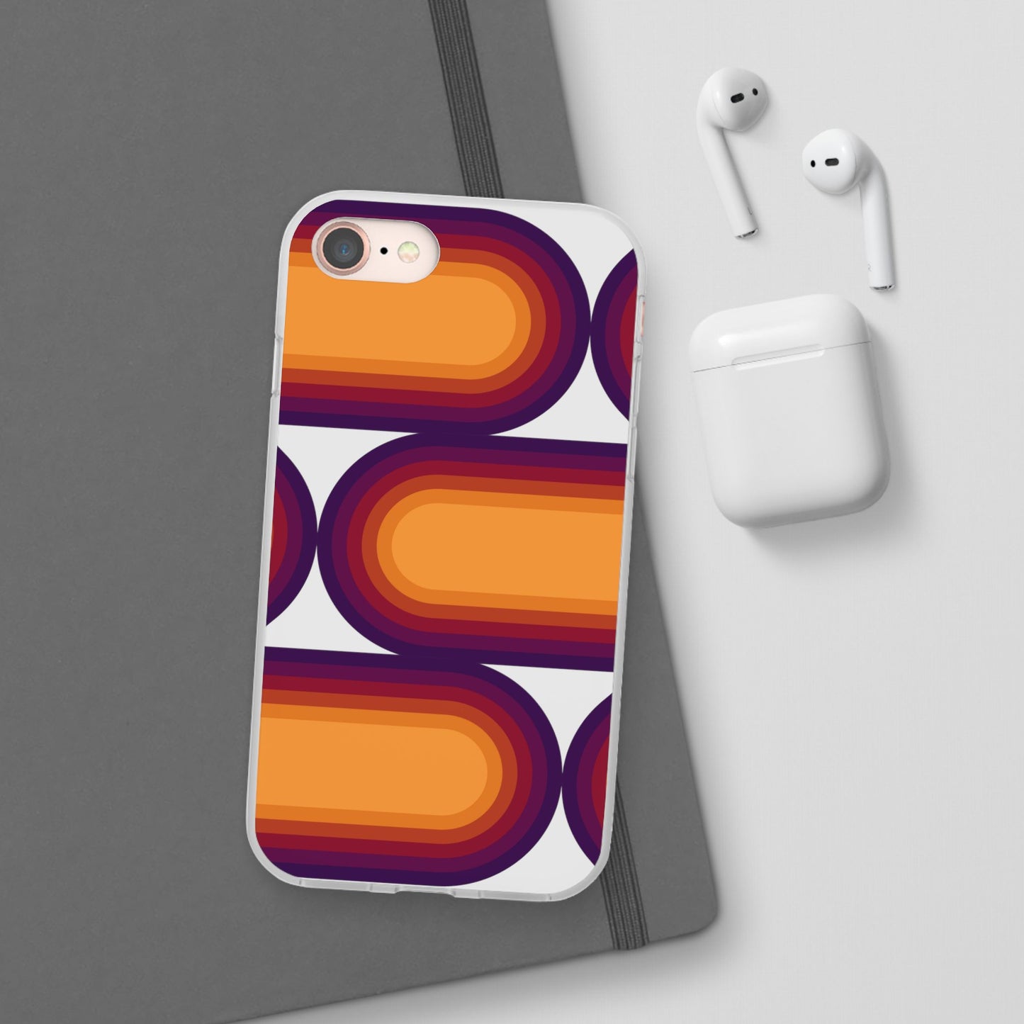 Stylish Geometric Phone Case, Flexible Phone Cover, Unique Modern Design, Perfect Gift, Trendy Accessory, Eco-Friendly Case