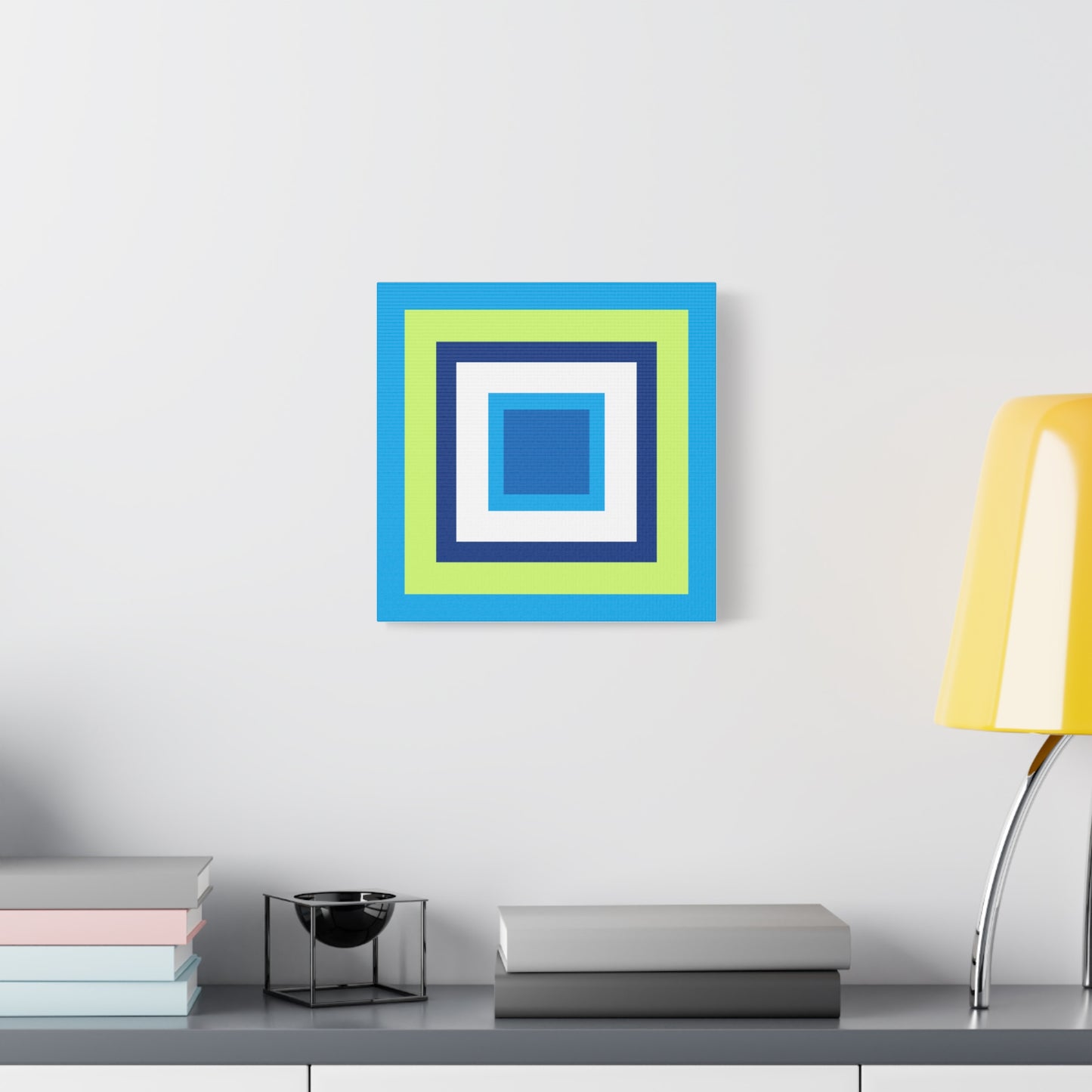 Modern Geometric Canvas Art | Bold Colors, Clean Lines, Creative Energy