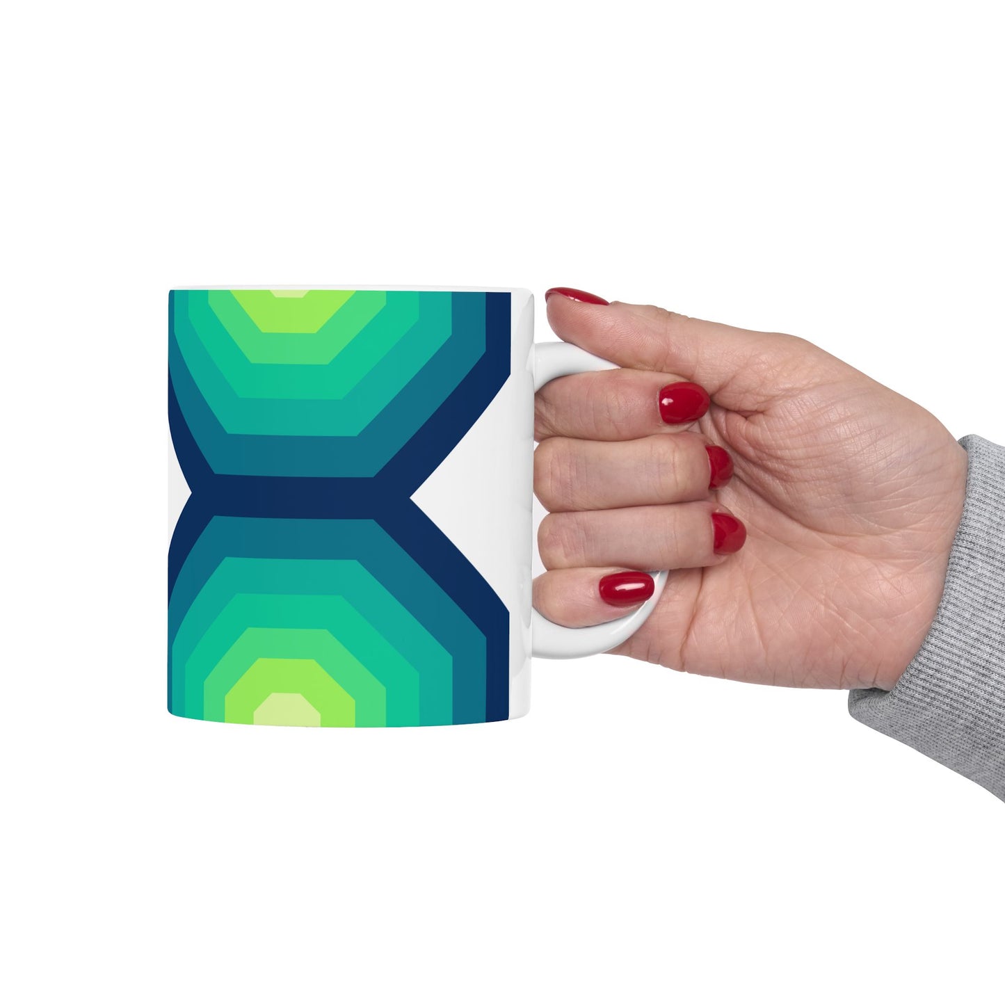 Geo Art Mug – Bold Color, Daily Joy