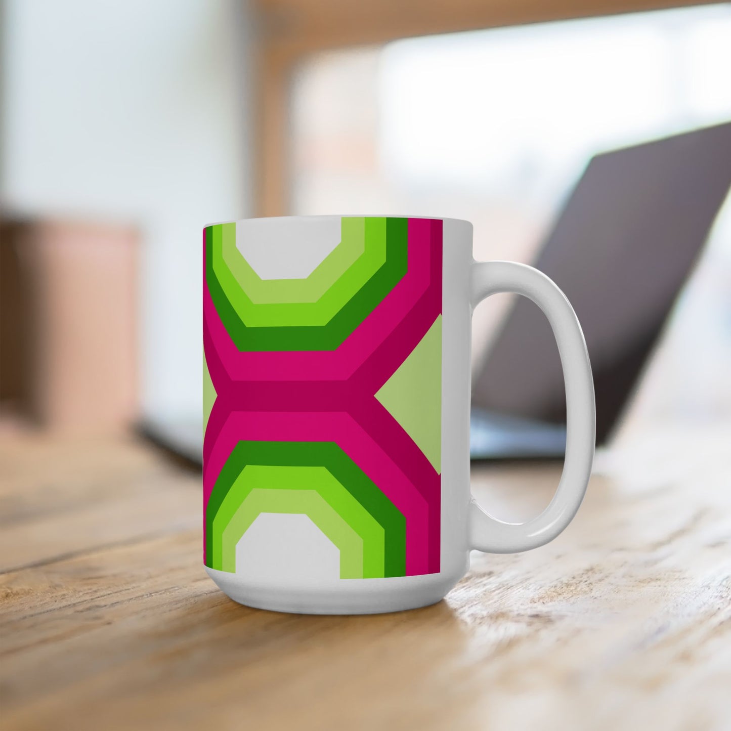 Geo Art Mug – Bold Color, Daily Joy
