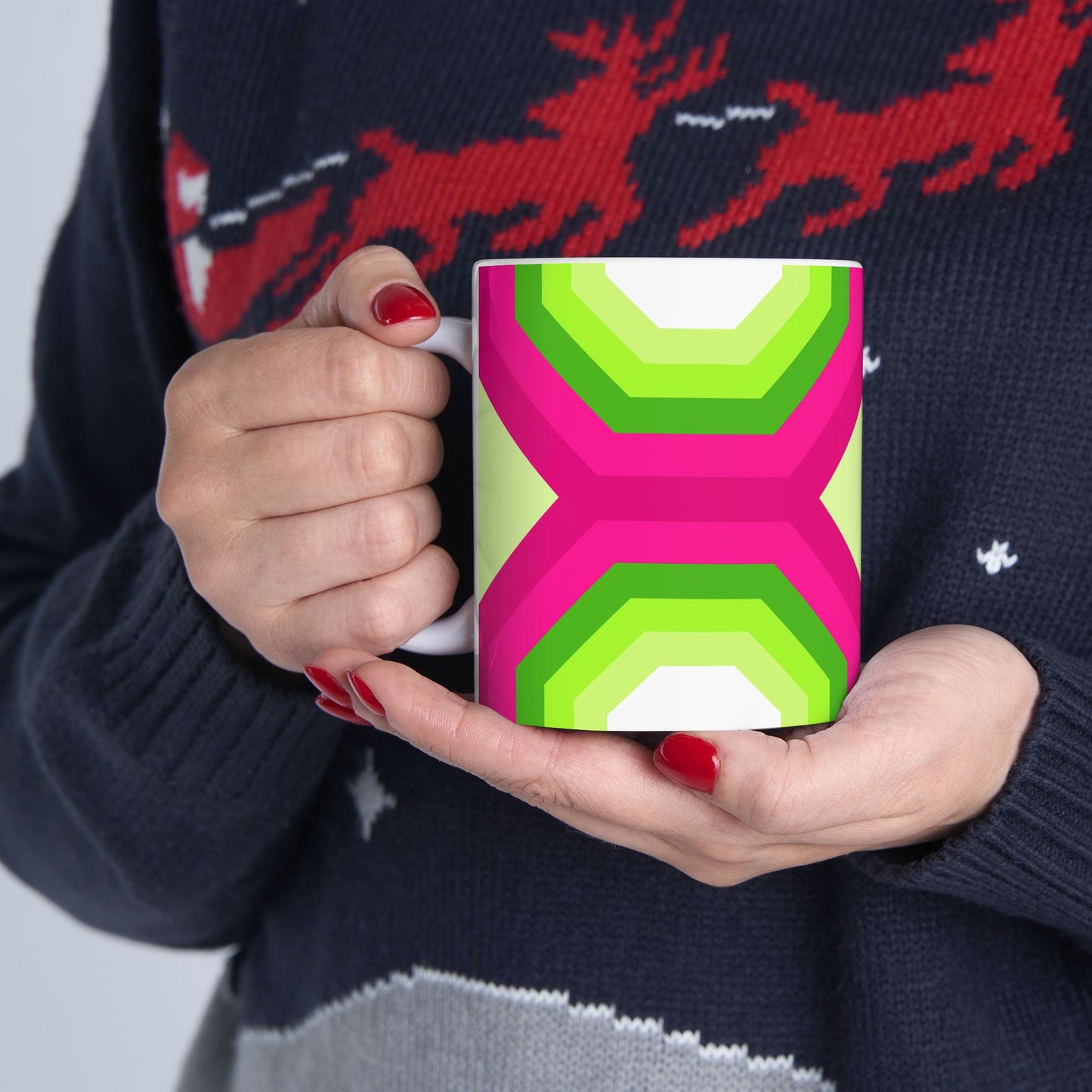 Geo Art Mug – Bold Color, Daily Joy