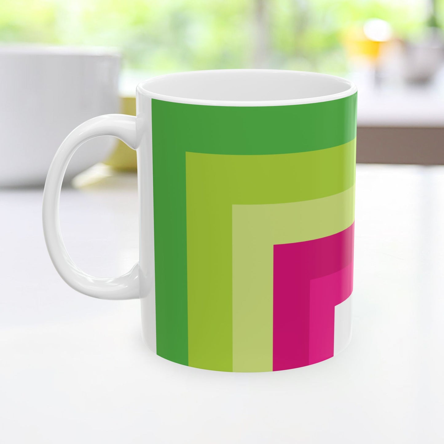 Geo Art Mug – Bold Color, Daily Joy