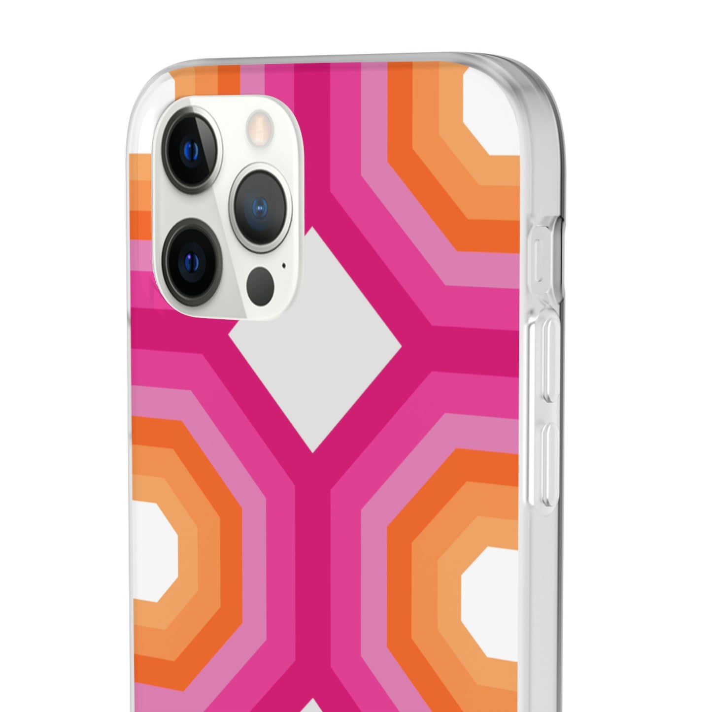 Stylish Geometric Phone Case, Flexible Phone Cover, Unique Modern Design, Perfect Gift, Trendy Accessory, Eco-Friendly Case