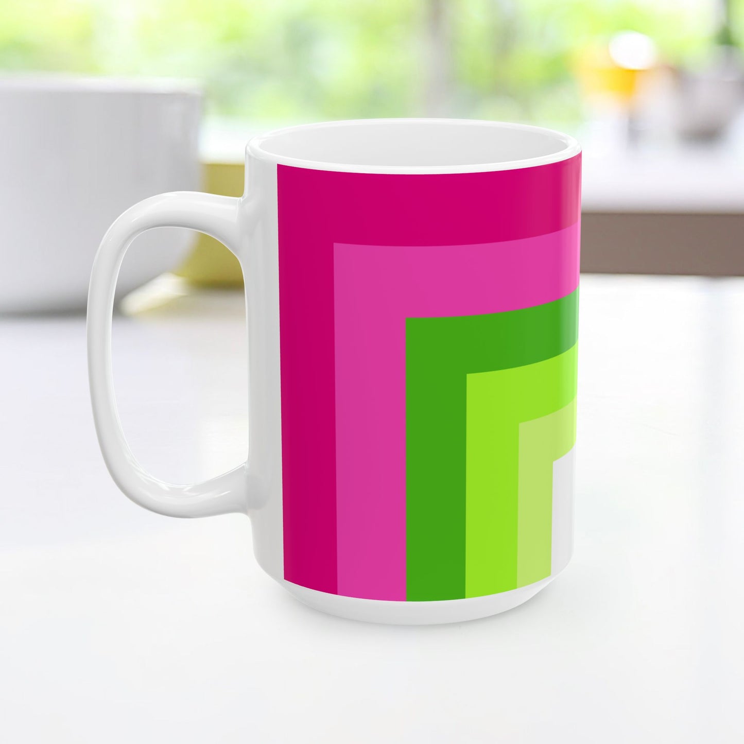 Geo Art Mug – Bold Color, Daily Joy