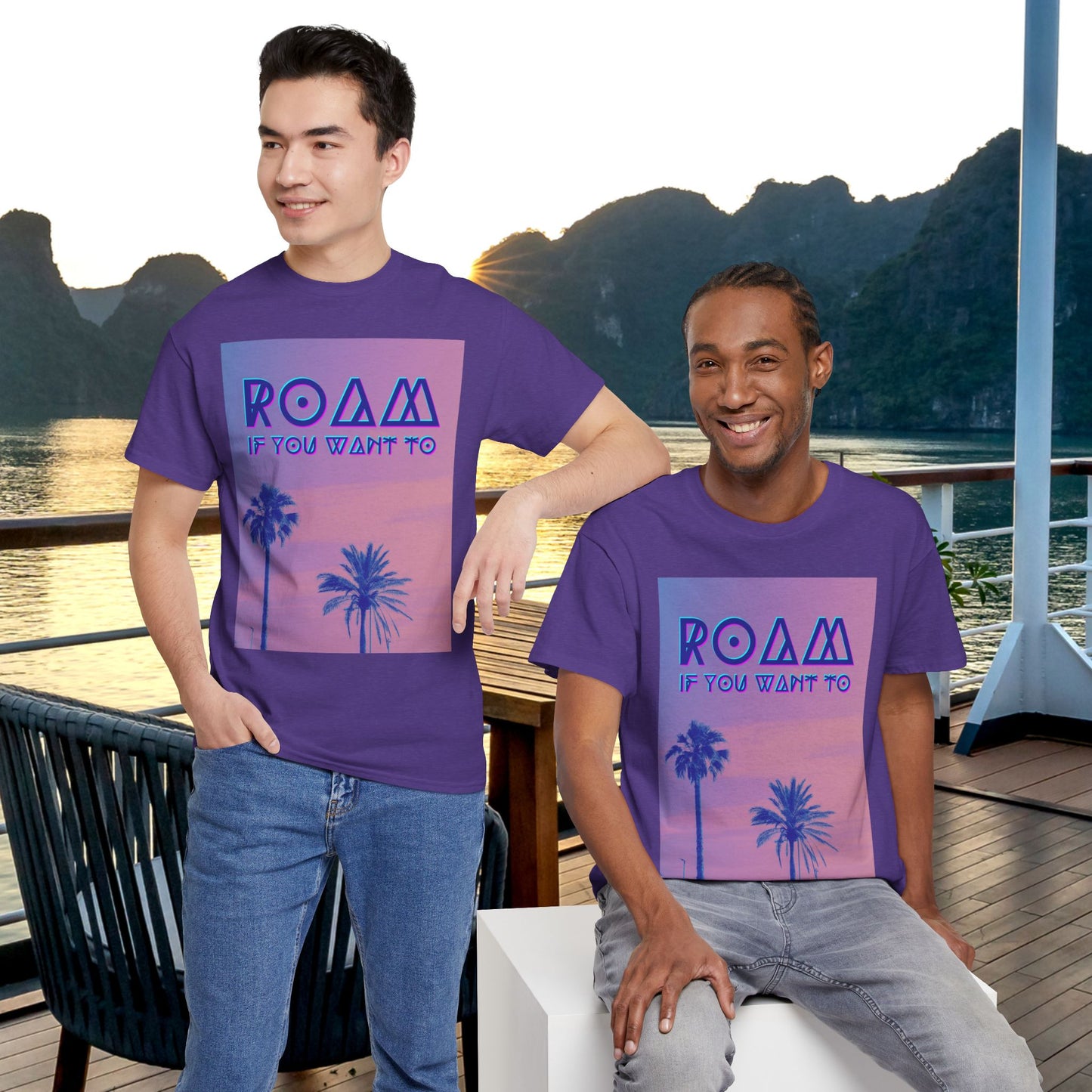 Roam If You Want To Unisex Tee, Travel Lover T-shirt Adventure Shirt, Wanderlust