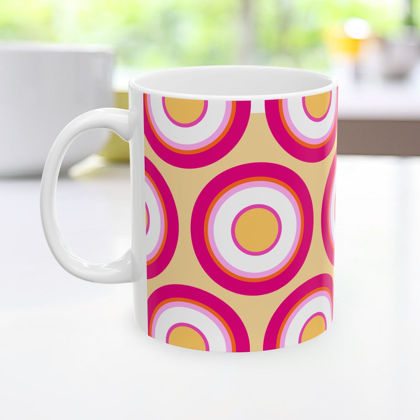 Geo Art Mug – Bold Color, Daily Joy