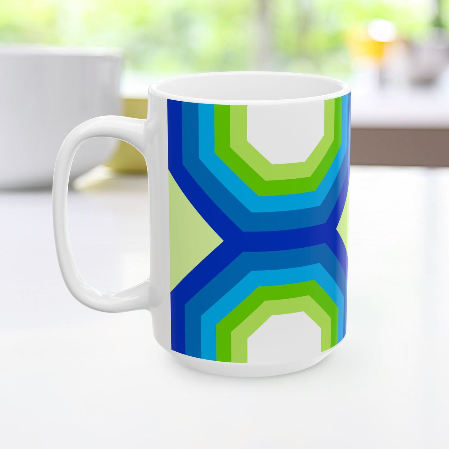 Geo Art Mug – Bold Color, Daily Joy