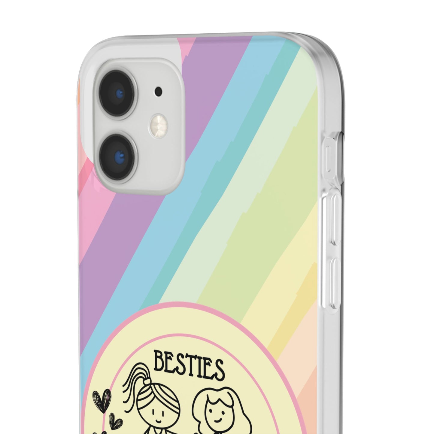 Phone Cases - Pastels Besties Ride or Die | "I'd Cut a Bitch for You"