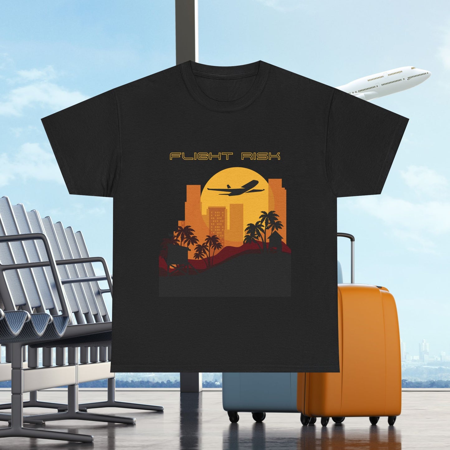 Flight Risk Unisex Tee, Travel Lover dreamy T-Shirt, Adventure Shirt, Wanderlust